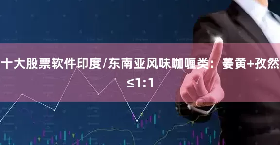 十大股票软件印度/东南亚风味咖喱类：姜黄+孜然≤1:1